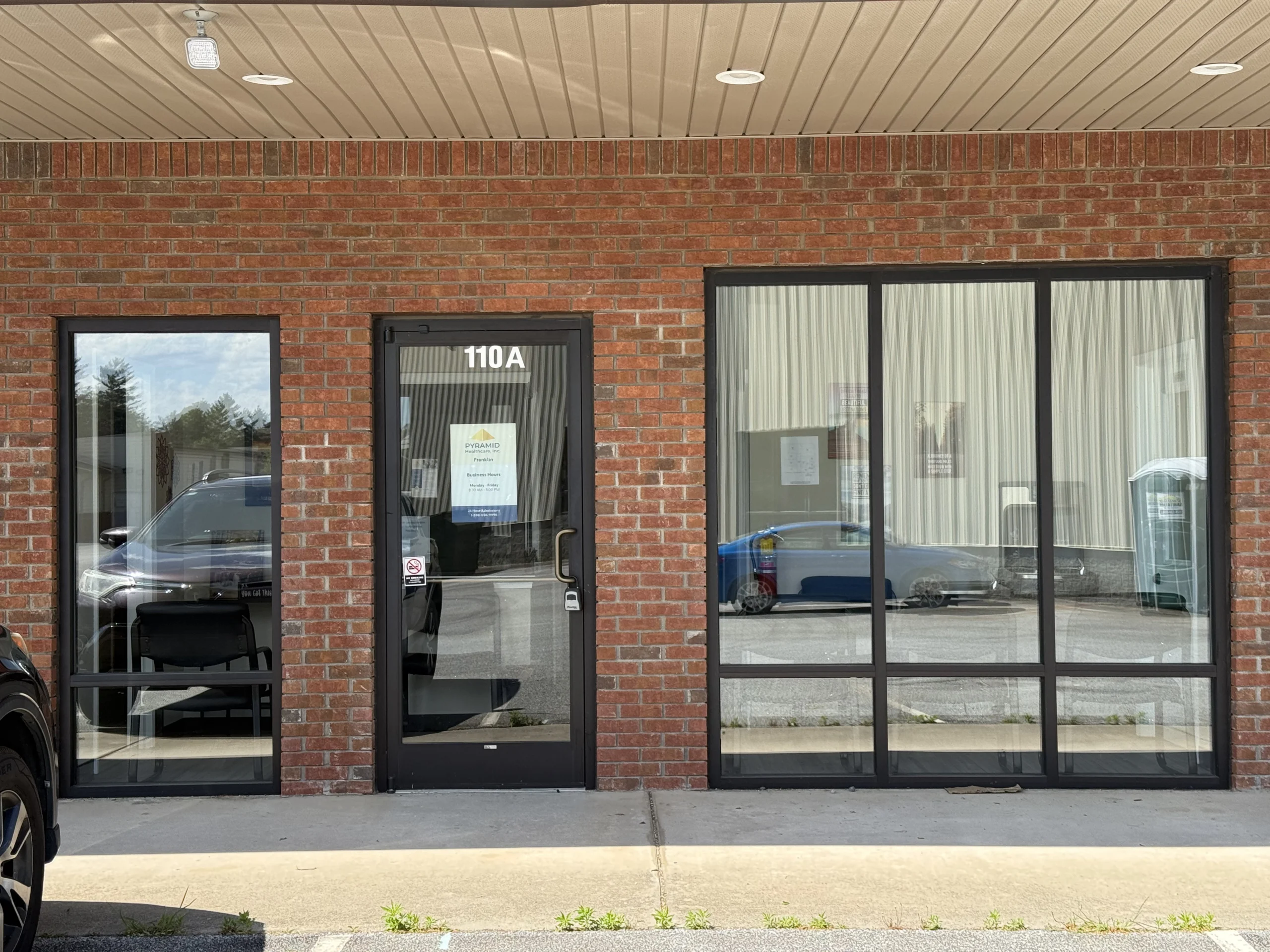 exterior image of pyramid healthcare franklin nc location