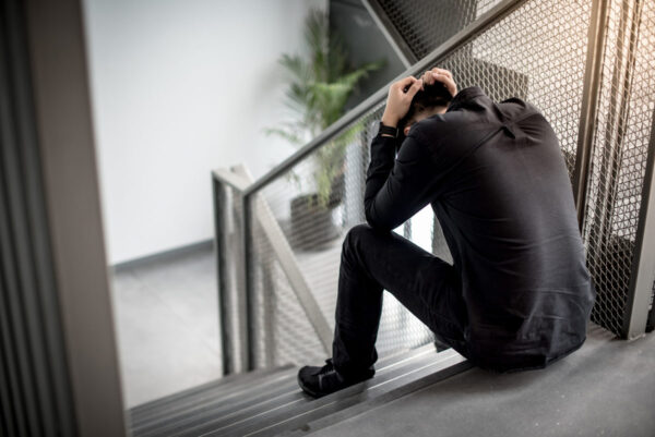 man struggling with heroin addiction