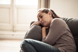 Depressed Woman At Possible Risk for Suicide