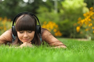 Music, Headphones, Listening.