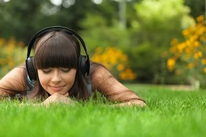 Music, Headphones, Listening.