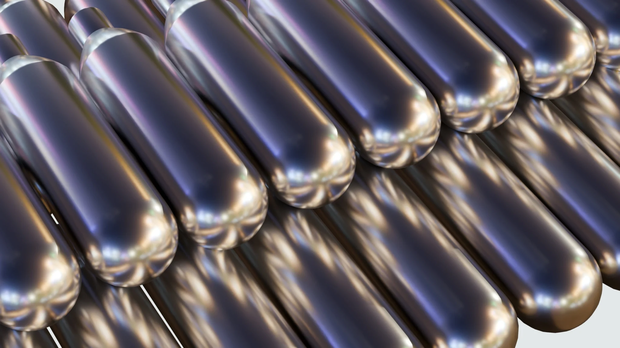 Whippets, also known as nitrous oxide chargers or nitrous oxide canisters, are small, metal cylinders containing nitrous oxide gas; 3d rendering.