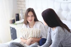 Parent and Teen Talking Parent and Teen Talking