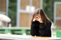 Struggling Teenager Struggling Teenager