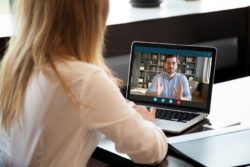 Teletherapy Session Over Video Conferencing